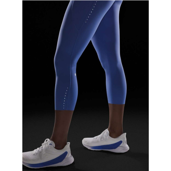 Lululemon Women's Fast High-Rise Crop 23" *Pockets Blue Size 6 - Picture 3 of 7